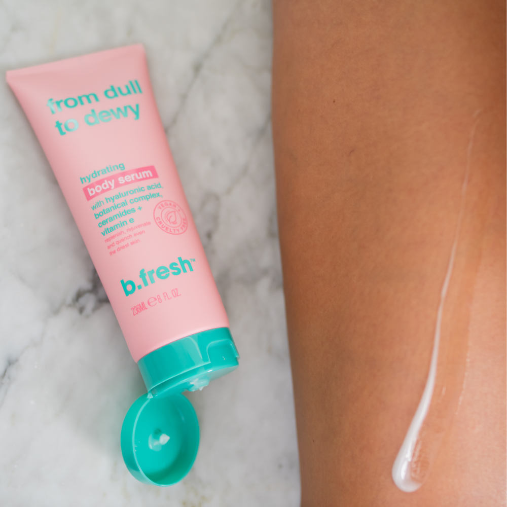 from dull to dewy - hydrating body serum